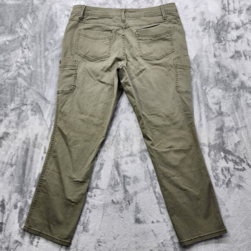 Olive Green Casual Pants